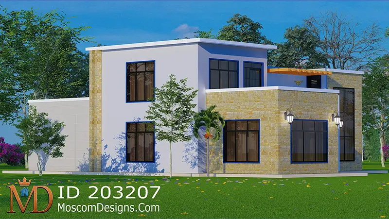Contemporary 5-Bed house Plan ID 203207 +254703721899