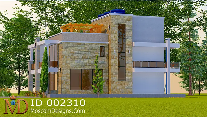 5-bedroom flat-roof maisonette ID 002310, +254703721899