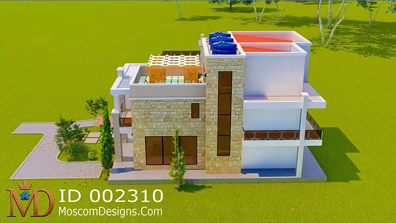 5-bedroom flat-roof maisonette ID 002310, +254703721899