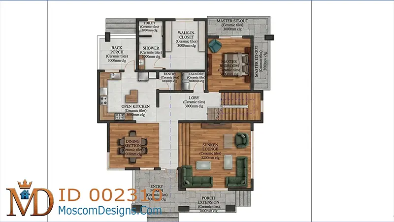 5-bedroom flat-roof maisonette ID 002310, +254703721899