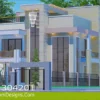 5-bedroom maisonette plan: Elegant 3-level design ID 304201