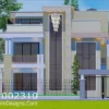 5-bedroom maisonette plan: Elegant 3-level design ID 304201