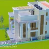 5-bedroom maisonette plan: Elegant 3-level design ID 304201
