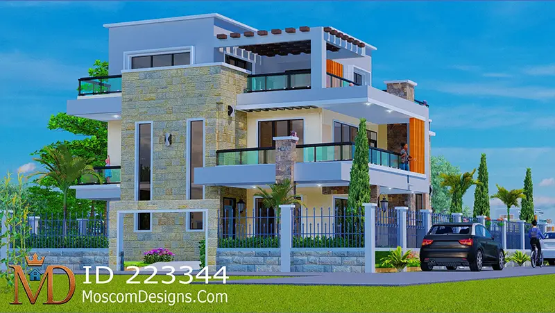 Modern 5-bedroom flat Manson: Complete Floor Plans ID 223344 photo 1 Call +254703721899