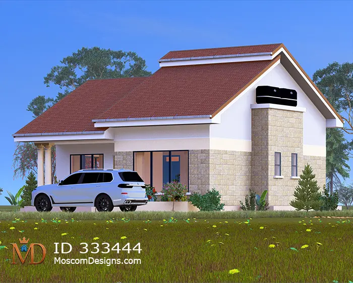 Affordable 2 Bedroom House Plan Low Cost Design ID 333444