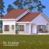 Affordable 2 Bedroom House Plan Low Cost Design ID 333444