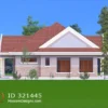 Modern 4-Bedroom Bungalow Plan - Buy Your Plan Now ID 321445