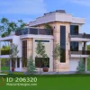 Modern Rooftop Maisonette Plan: 4-Bed House Design ID 206320